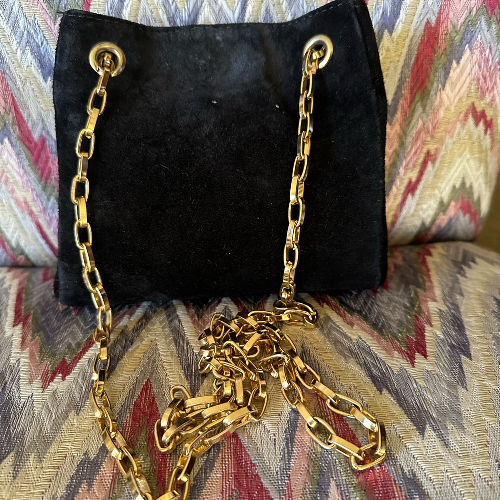 Multicolor Suede Patchwork Shoulder Bag - image 3